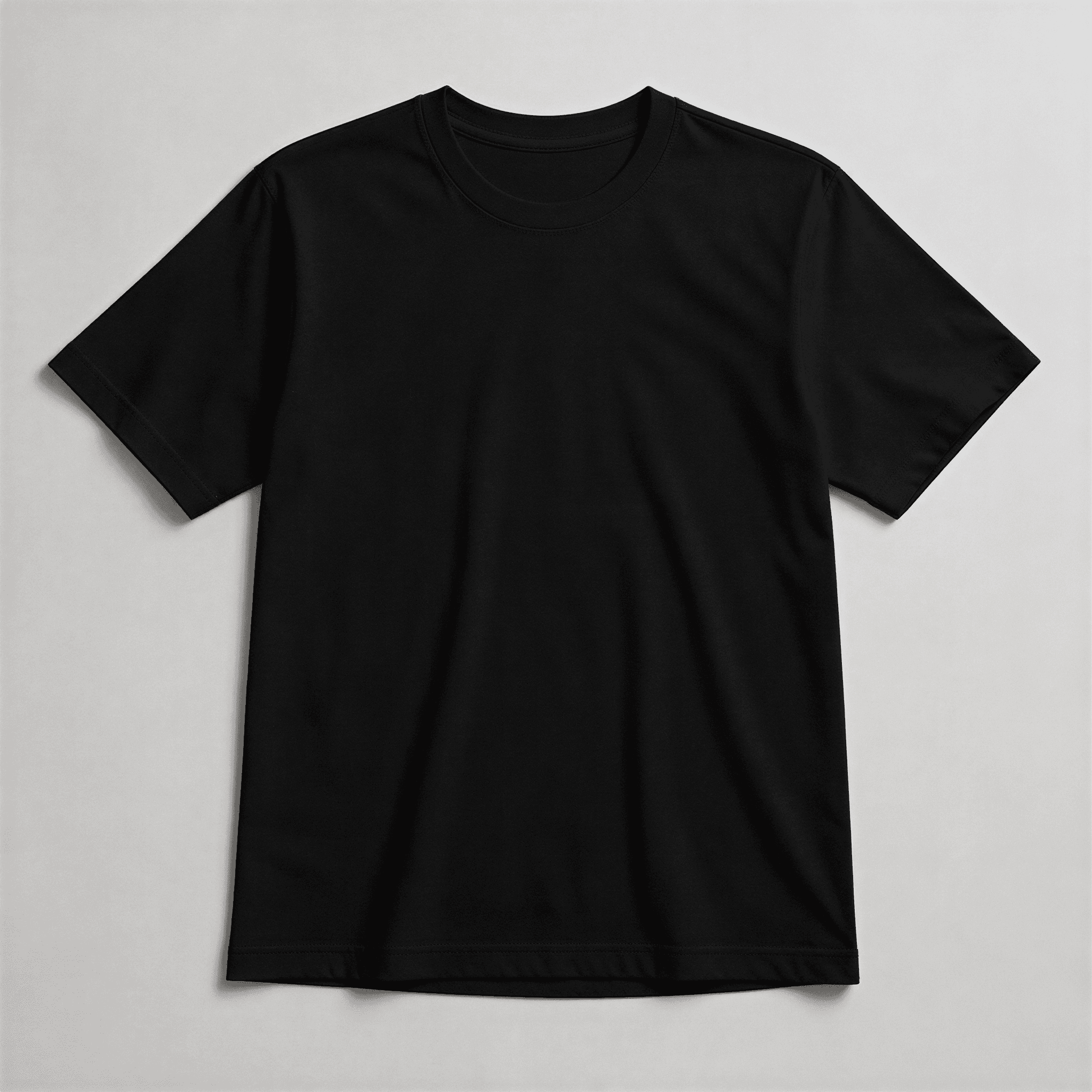 Camiseta básica na cor preta