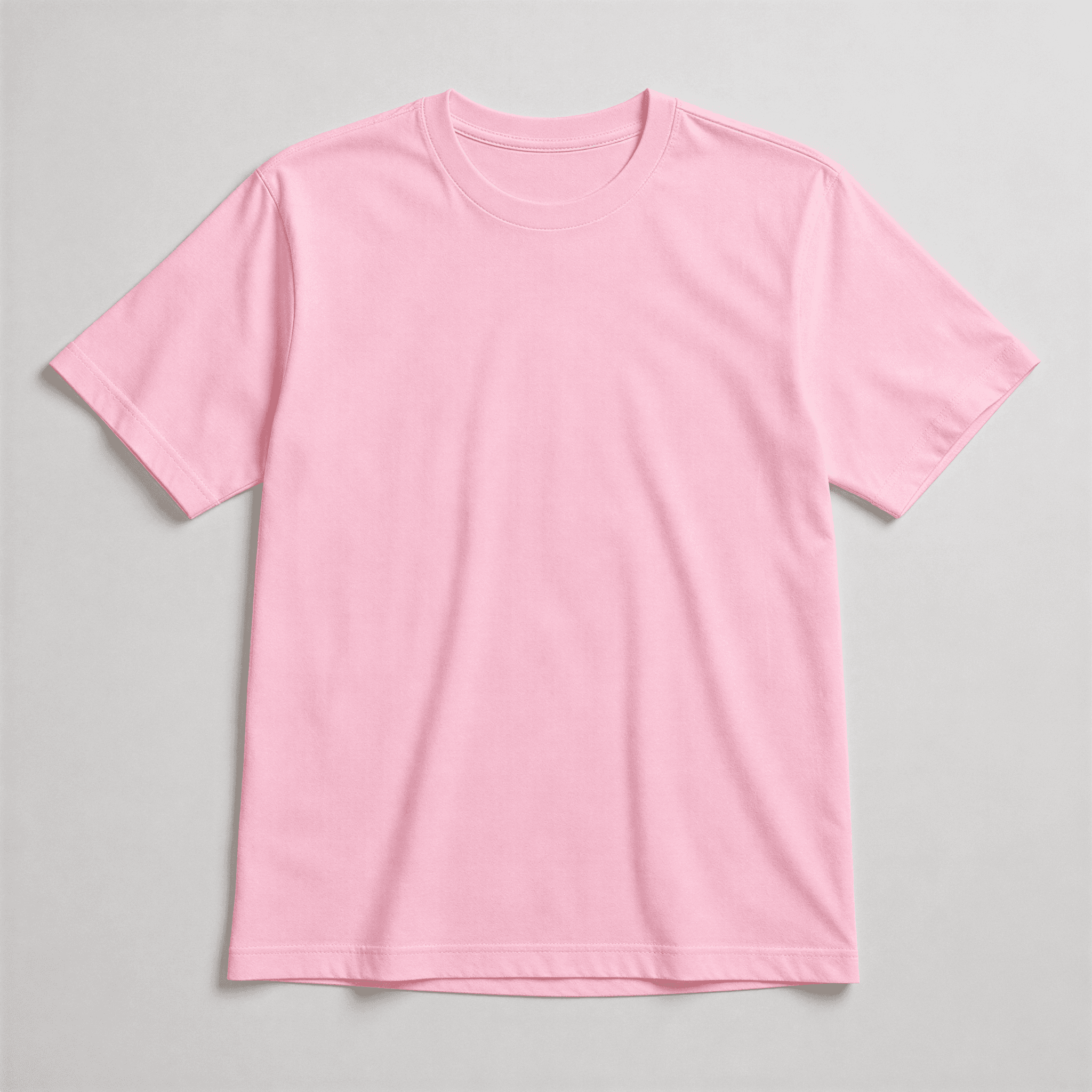 Camiseta básica na cor rosa