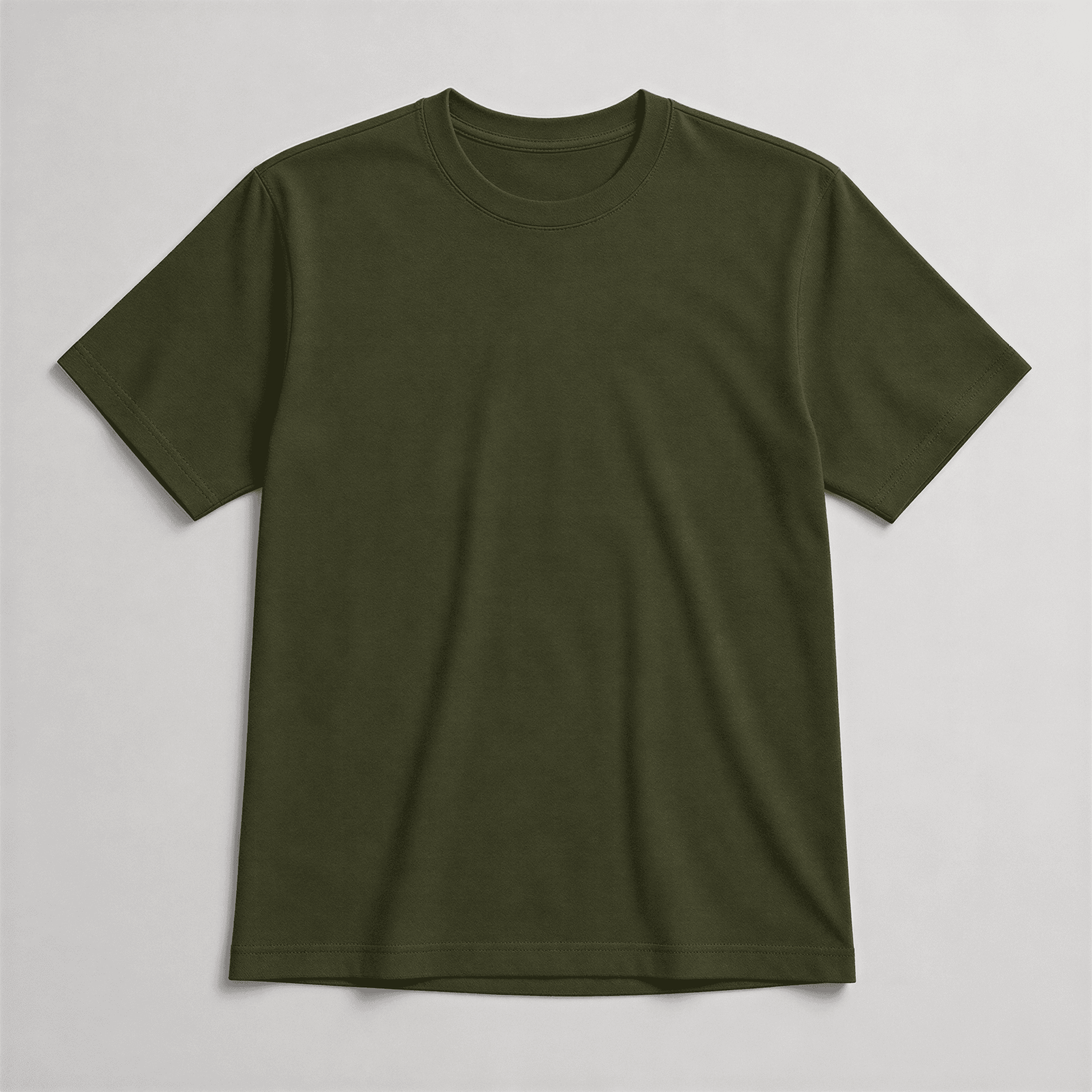 Camiseta básica na cor verde
