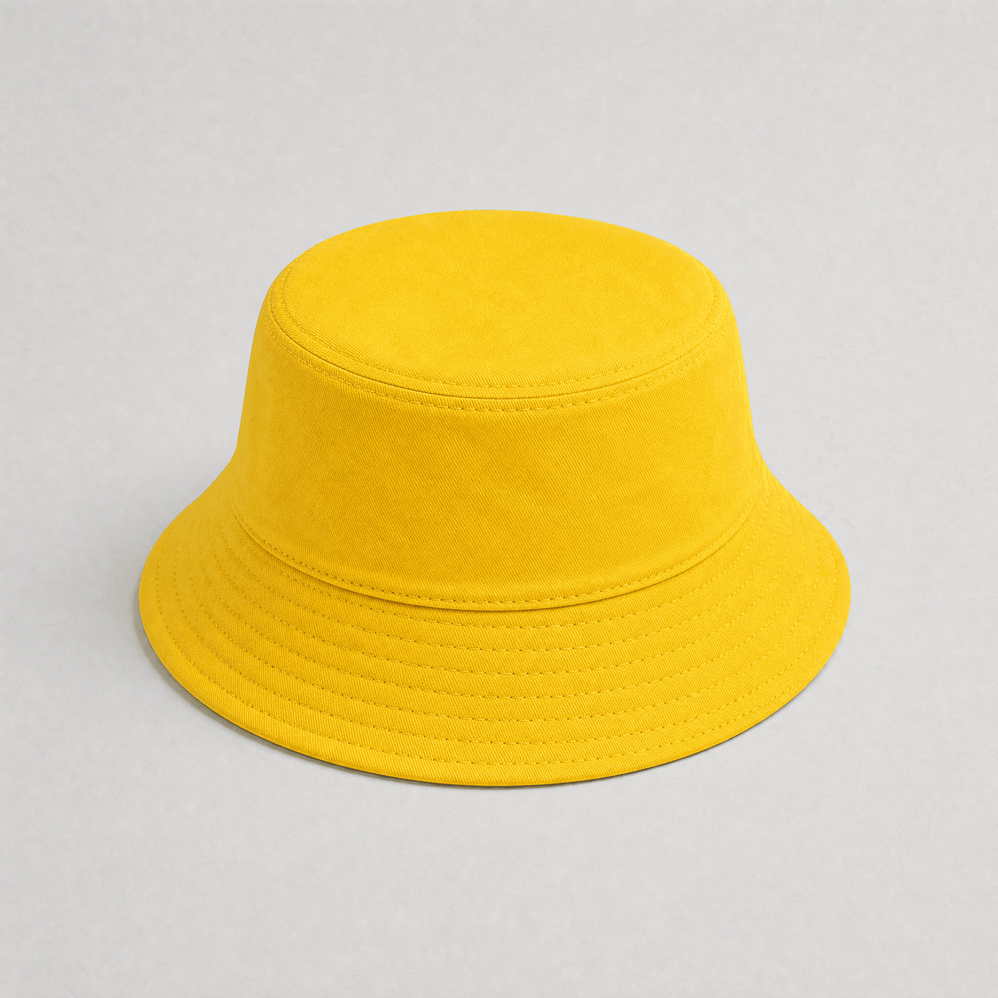 Chapéu bucket na cor amarelo
